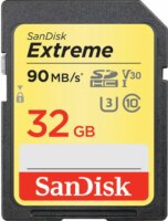 Sandisk 32GB Extreme SDHC Class 10 UHS-I U3 memóriakártya