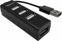 Sbox H-204 USB 2.0 HUB (4port) Fekete