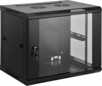 Intellinet Manhattan 19" Fali rack szekrény 6U 600x600mm - Fekete