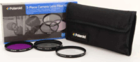 Polaroid P-PL3FIL37 - 37mm UV + CPL + FLD szűrő + tok KIT