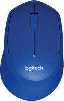 Logitech M330 Silent Plus Wireless Egér - Kék