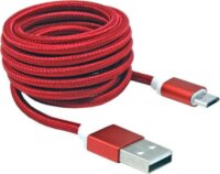 Sbox AM-MICRO-15R USB-Micro USB kábel 1,5m Piros