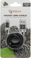 Sbox AM-MICRO-15B USB - Micro USB kábel 1.5m - Fekete