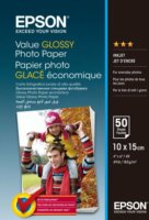 Epson C13S400038 10x15 Value Glossy Fényes Fotópapír (50 db/csomag)