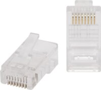 RJ45 dugó Cat5e UTP Patch kábelre 100db/csomag