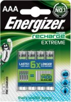 Energizer Extreme HR AAA 800mAh NiMH újratölthető elem (4db/csomag)