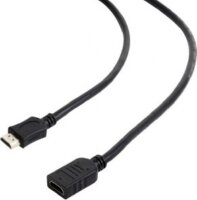 Gembird HDMI hosszabbító kábel ethernettel 0.5m Fekete