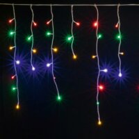 Somogyi KAF 200L 10M/M Kültéri LED Jégcsap fényfüzér 10m - Színes