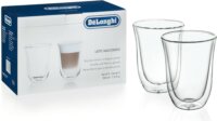 Delonghi Latte Macchiato 220ml Thermo dupla falú üveg pohár szett 2 darabos
