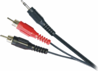 Sencor JACK - RCA kábel 2m (3,5 mm Jack apa - 2× Cinch/RCA apa)