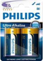 Philips LR20E2B Alkáli EXTREME LIFE D Elem (2db/csomag)