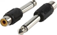 Valueline Mono Jack- RCA adapter (6.35mm Jack apa - RCA aljzat)