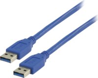 Valueline VLCP61000L20 USB 3.0 M - USB 3.0 M Adatkábel 2m Kék