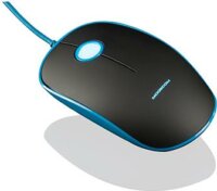 Modecom M111 USB Egér - Fekete/Kék