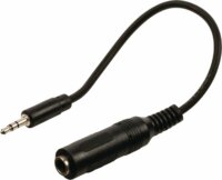 Valueline VLAP22550B02 Jack sztereó adapterkábel 0.2m (3.5mm jack apa - 6.35mm jack anya)