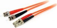 Startech FIBLCST1 optikai patch kábel LC-ST Duplex MM 1m - Narancssárga