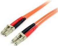 Startech FIBLCLC5 optikai patch kábel LC Duplex MM 5m - Narancssárga