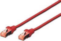 Digitus DK-1644-005/R S/FTP CAT6 patch kábel 0.5m Piros