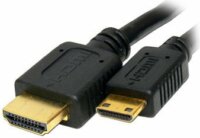 Akyga AK-HD-10M HDMI - miniHDMI kábel 1m - Fekete