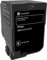 Lexmark 74C20K0 Toner Fekete