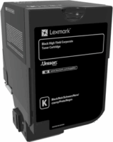 Lexmark 74C2HKE Toner Fekete