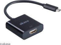 Akasa USB 3.1C - HDMI kábel 15cm Fekete