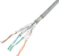 Roline 21.15.0001-5 STP/FTP CAT7 Fali Kábel 100m Szürke