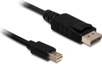 Delock 83479 mini Displayport v1.2 - Displayport Kábel Fekete