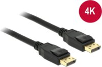 Delock 83808 Displayport v1.2 - Displayport v1.2 Összekötő Kábel Fekete