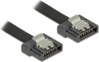 Delock 83843 SATA FLEXI 6 Gb/s (apa - apa) kábel 1m - Fekete