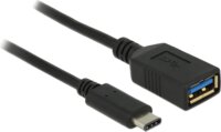 DeLOCK USB 3.1 Type-C apa - USB Type A anya Adapter - Fekete