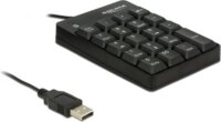 Delock 12481 USB Numerikus billentyűzet - Fekete