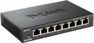 D-Link 8-port 10/100/1000 Gigabit Metal Housing Desktop Switch