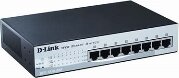 D-Link 8-port 10/100/1000 Gigabit PoE Smart Switch including 2 Combo 1000BaseT/S