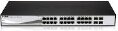 D-Link DGS-1210-24P Rack Switch Fekete