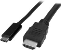 Startech CDP2HDMM1MB USB-C - HDMI összekötő kábel 1m - Fekete