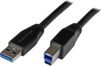 Startech USB3SAB10M USB 3.0 A - USB B adatkábel 10m - Fekete