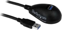 Startech USB3SEXT5DKB USB 3.0 A-A hosszabbító kábel 1.5m - Fekete