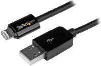 Startech USBLT3MB Apple Lightning - USB A adat/töltőkábel 3m - Fekete
