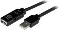 Startech USB2AAEXT10M USB 2.0 A - USB A Aktív hosszabbító kábel 10m - Fekete