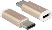 DeLOCK USB Type-C 2.0 apa - USB 2.0 Micro-B anya adapter - Réz