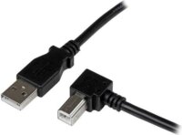 Startech USBAB2MR USB B - USB A "L" adatkábel 2m - Fekete