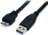 Startech USB3AUB50CMB USB 3.0 A - Micro B adatkábel 0.5m - Fekete