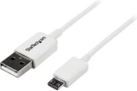 Startech USBPAUB1MW USB 2.0 - USB Micro B adat/töltőkábel 1m - Fehér