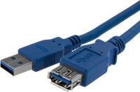 Startech USB3SEXT1M USB 3.0 A - A hosszabbító kábel 1m - Kék