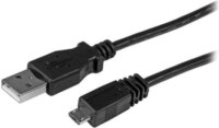 Startech UUSBHAUB1M USB A - USB Micro B adat/töltőkábel 1m - Fekete