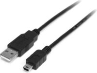 Startech USB2HABM2MUSB 2.0 A - Mini USB B összekötő kábel 2m - Fekete