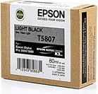 Epson T5807 Eredeti Tintapatron Világos Fekete