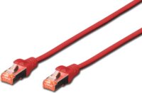 Digitus DK-1644-030/R S/FTP CAT6 Patch kábel 3m Piros