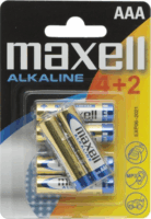 Maxell Alkáli ceruzaelem AAA (4+2db/csomag)